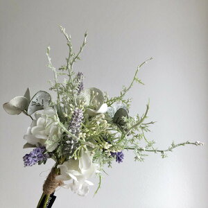 【造花】アスカ/ラベンダーミックスブーケ #006 ラベンダー/A-33658-006【01】 造花(アーティフィシャルフラワー) 造花 花材「ら行」 ラベンダー