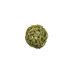 ミニラタンボール 6個 #24 GREEN グリーン/ZE000096-024【01】 花資材・フローリスト道具 デコレーションパーツ・素材 ウッドパーツ、ラタンボール