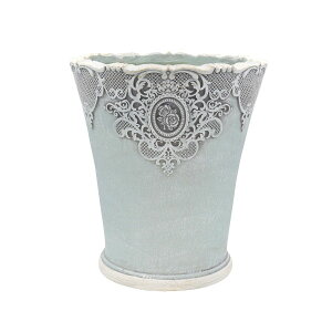 CARNAC/ローズレースロングL-BL ブルー/GFB424BL【01】 ガーデニング・園芸用品 植木鉢・フラワーポット グラスファイバー鉢