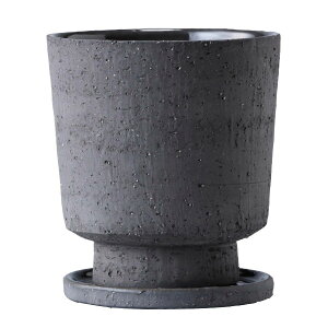 ミュールミル/イオニアシンボトムグレイS/CR017SGy【01】 ガーデニング・園芸用品 植木鉢・フラワーポット 陶器・セラミック鉢