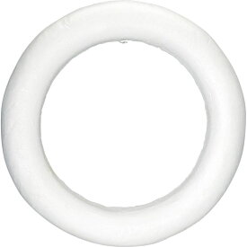 スチロールリースベース25 W-2767/25-2767-0【01】 花器、リース リース土台(ベース) 発泡スチロールリース