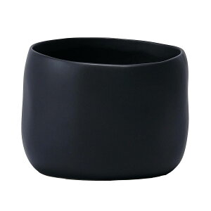 ミュールミル/ポルカロウ黒L/CQ-043LBk【01】 ガーデニング・園芸用品 植木鉢・フラワーポット 陶器・セラミック鉢