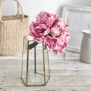 【造花】YDM/ピオニーブーケ WBT/FB -2563-WBT【01】 造花(アーティフィシャルフラワー) 造花 花材「さ行」 シャクヤク(芍薬)・ボタン(牡丹)・ピオニー