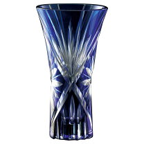 楽天市場】切子 花瓶 青の通販