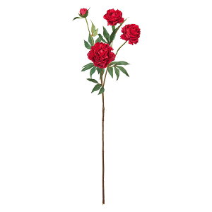 【造花】MAGIQ東京堂/ファビュラスピオニー #3 RED レッド/FM000655-003【01】 造花(アーティフィシャルフラワー) 造花 花材「さ行」 シャクヤク(芍薬)・ボタン(牡丹)・ピオニー