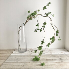 【造花】MAGIQ東京堂/ハートリーフ　ツイッグガーランド　GREEN/FG002609【01】 造花（アーティフィシャルフラワー） 造花枝物 その他の造花枝物