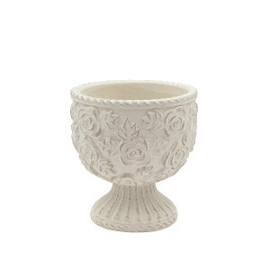 CARNAC/ベルローズゴブレットM-IV アイボリー/CQ2518IV【01】 ガーデニング・園芸用品 植木鉢・フラワーポット セメント鉢