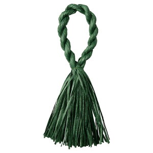 松村工芸/わらルックタッセルベースD−7 マツバ/25-1705-55【01】 花器、リース しめ縄・正月飾り しめ縄リース土台(紙)