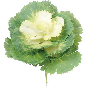 【造花】YDM/葉牡丹ピック/FS-5506-GR【01】 造花(アーティフィシャルフラワー) 造花 花材「は行」 ハボタン(葉牡丹)