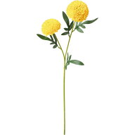 【造花】YDM/ポンポンマムスプレー イエロー/FA-7573-Y【01】 造花 アーティフィシャルフラワー キク（菊…