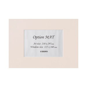 cazaro/�J�U�� OptionMAT �l�pA A4�^2L �X���[�L�[�s���N/36V001P0109�y07�z ���b�s���O�p�i �A����� ���b�Z�[�W�J�[�h �Ԗ��D/�؎D/���D��p�i ������� ���킢�� ������ ���j��