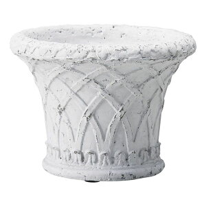 友膳/クロスサークルM/TG818【01】 ガーデニング・園芸用品 植木鉢・フラワーポット セメント鉢