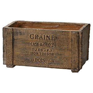 友膳/グレイヌウッドワイドSBR/GF1856【01】 ガーデニング・園芸用品 プランター グラスファイバー