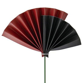 HEADS/扇フラワーピックS-1 赤 10本/OUG-FP1【01】 花資材・フローリスト道具 フラワーピック お正月・迎春ピック