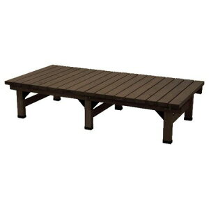 �y�����z�Z�܂��X�^�C��/�f�b�L����180X90 �_�[�N�u���E��/DE-18090DBR�y01�z �K�[�f�j���O�E���|�p�i �K�[�f���t�@�j�`���[�E�Ƌ� �E�b�h�f�b�L�E����