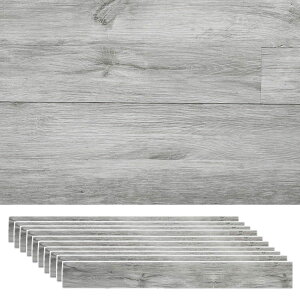 【直送】住まいスタイル/SOLIDECO 壁に貼れる天然木パネル 20枚組(約3m2) オークホワイトグレー【01】 店舗ディスプレイ・店内装飾 壁掛け・ウォールデコ 壁紙・ウォールパネル(壁パネル)