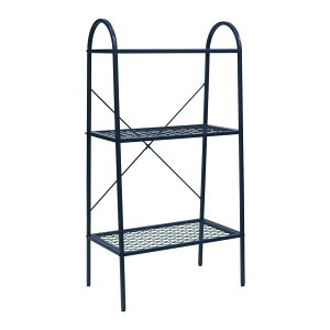 【直送】住まいスタイル/オープン3段ラック「TWILL」(ツイル) ブルーグレー/TW002BLU【01】 ガーデニング・園芸用品 ガーデンファニチャー・家具 ラック・シェルフ