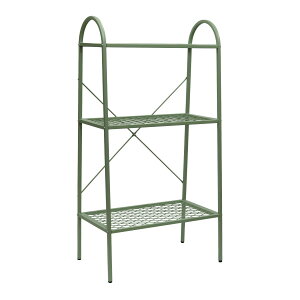 【直送】住まいスタイル/オープン3段ラック「TWILL」(ツイル) ピスタチオグリーン/TW002GRN【01】 ガーデニング・園芸用品 ガーデンファニチャー・家具 ラック・シェルフ