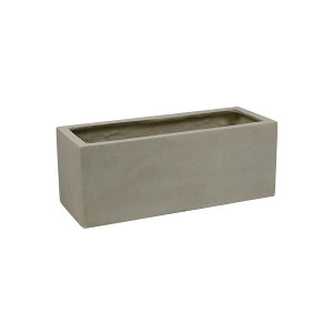 【直送】住まいスタイル/「GRITTE」 グリッテ 石調FRPプランター 幅60 (長角) アンティークホワイト【01】 ガーデニング・園芸用品 植木鉢・フラワーポット グラスファイバー鉢