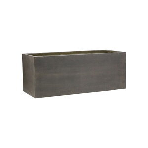 【直送】住まいスタイル/「GRITTE」 グリッテ 石調FRPプランター 幅80 (長角) グレー/E001-RE800GRY【01】 ガーデニング・園芸用品 植木鉢・フラワーポット グラスファイバー鉢