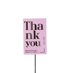 GREENHOUSE/�y�[�p�[�s�b�N �s���NThank you/5620�y01�z[12�{] �Ԏ��ށE�t���[���X�g���� �t�����[�s�b�N ���b�Z�[�W����s�b�N�t�����[�A�����W �n���h���C�h�ޗ� �N���t�g�f�� ������ ������ �C�[