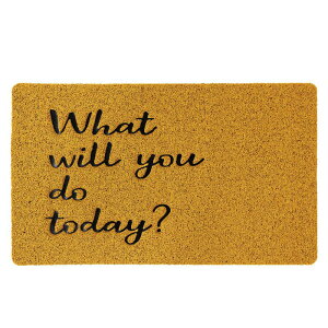 SOW/�ӂ��ӂ��e���X�}�b�g What will you do today? 75×45cm/CWLN2931SW�y07�z �X�܃f�B�X�v���C�E�X������ �X�܃C���e���A�E�G�� �}�b�g�E���O�C���e���A�G�� ����t�� ������� �t��