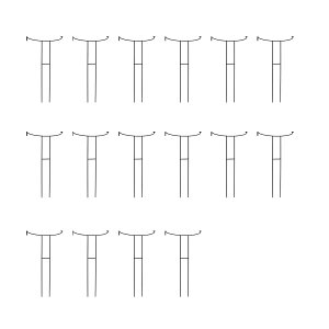 �y�����z�Z�܂��X�^�C��/�A���T�|�[�^�[ ��35 16�{�Z�b�g �u���b�N/IF-N0048-16P�y01�z �K�[�f�j���O�E���|�p�i �K�[�f���t�@�j�`���[�E�Ƌ� ���e�B�X�E�t�F���X �� �O�b�Y ���� �C���e���A �G�N