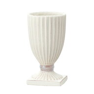 クレイ/femi-cla　WHITE/120-229-100【01】 花器、リース 花器・花瓶 陶器花器フラワーべース 資材 可愛…