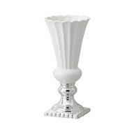 クレイ/petiller（ペティエ） 12Φ26H　WHITE/326-307-173【01】 花器、リース 花器・花瓶 陶器花器フラ…