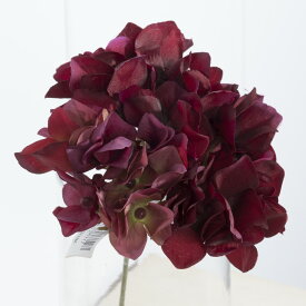 【造花】MAGIQ東京堂/アリスハイドレンジア　ワイン/FM025048-014【01】 造花（アーティフィシャルフラワー） 造花 花材「あ行」 あじさい（紫陽花）