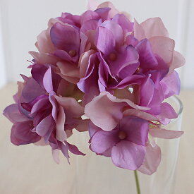 【造花】MAGIQ東京堂/アリスハイドレンジア　ライラック/FM025048-050【01】 造花（アーティフィシャルフラワー） 造花 花材「あ行」 あじさい（紫陽花）