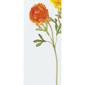【造花】アスカ/ラナンキュラス　オレンジ/A-31841-30【01】【取寄】 造花（アーティフィシャルフラワー） 造花 花材「ら行」 ラナンキュラス
