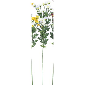 【造花】アスカ/小菊×18　ホワイト/A-36097-1【01】【取寄】 造花（アーティフィシャルフラワー） 造花 花材「か行」 キク（菊）・ピンポンマム