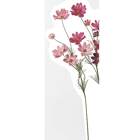 （人気激安） 造花 アーティフィシャルフラワー 大好評です コスモス ブーケ パーツ アスカ コスモス×5 A-31953-3 か行 01 花材 ピンク 取寄 #003