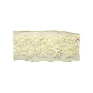 青山リボン/パッションフラワー 100mmX4.5M #061/4087-61【01】 リボン ブライダルリボン ワイヤー入りブライダルリボン