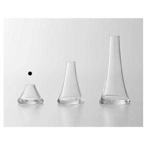 クレイ/fuji 7.5φ5H CLEAR/777-819-0【clay160】【01】 花器、リース 花器・花瓶 一輪挿し・小さい花瓶