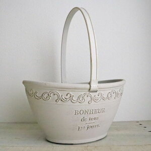 友膳/ピエーノバスケットW/MS1009【01】 ガーデニング・園芸用品 植木鉢・フラワーポット 合成樹脂鉢