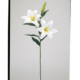 【造花】MAGIQ東京堂/クレセントカサブランカ　WHITE/FM009209【01】【取寄】 造花（アーティフィシャルフラワー） 造花 花材「か行」 カサブランカ