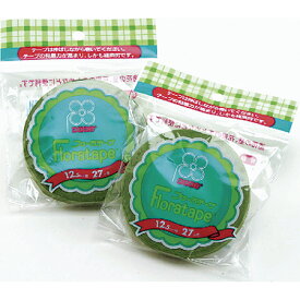 日本デキシー/フラワーテープ12．5mm　ブラック/90-10-15【01】 花資材・フローリスト道具 テープ フローラル・フラワーテープ