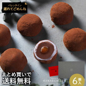 遅れてごめんね バレンタイン ホワイトデー 4箱以上で送料無料 魔法のもちショコラ6個入 羽二重もち チョコスイーツ チョコ餅 1,000円台 2,000円未満 誕生日 内祝い スイーツ ギフト お取り寄せ 転勤 退職 洋菓子