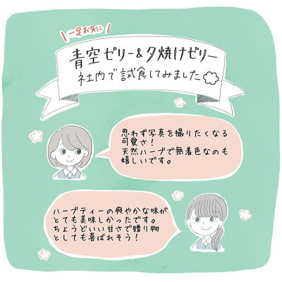 【送料込み】フルーツ&ハーブゼリーセット