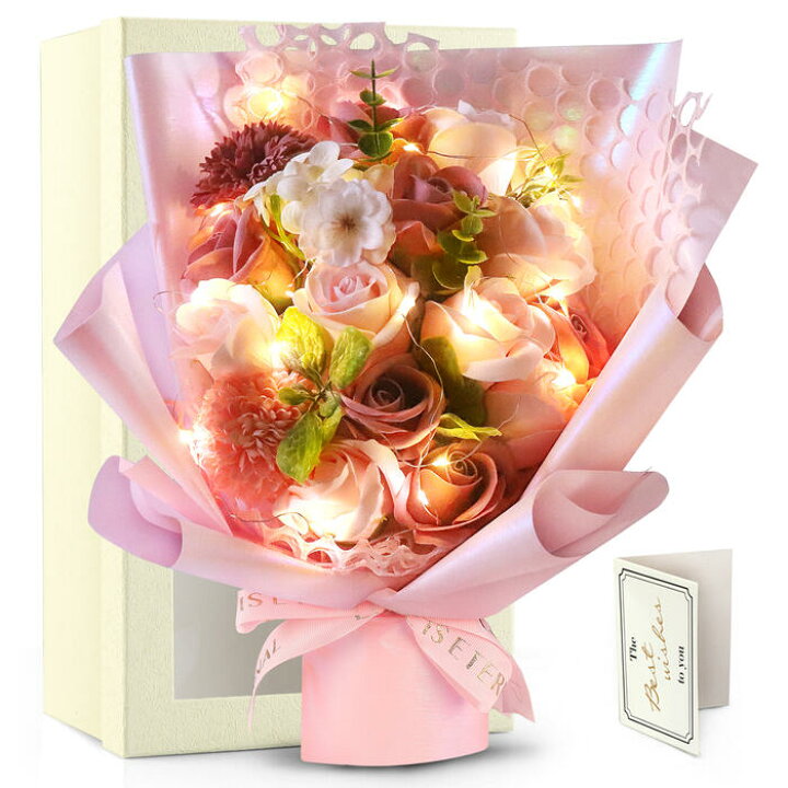 楽天市場 あす楽 ソープフラワー 成人式 クリスマス ギフト プレゼントフラワー 17輪 卒業祝い 送別会 忘年会 花束 青いバラ 造花 ブーケ 枯れない花 ローズ お花 ギフト 還暦祝い 結婚記念日 お見舞い 退職祝い 開店祝い お礼用 誕生日プレゼント女性 人気 男性 妻