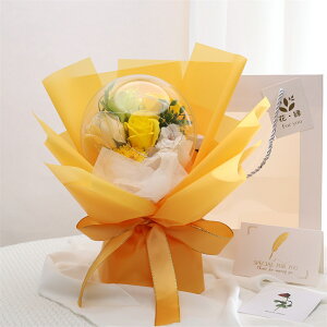 あす楽 バルーンブーケ 卒園 花束 バルーン LED ソープフラワー 花 アクリルバルーン 発表会 プレゼント卒業式 花束 先生 お祝い 合格祝い花束 ギフト 誕生日プレゼント 枯れない花 シャボン