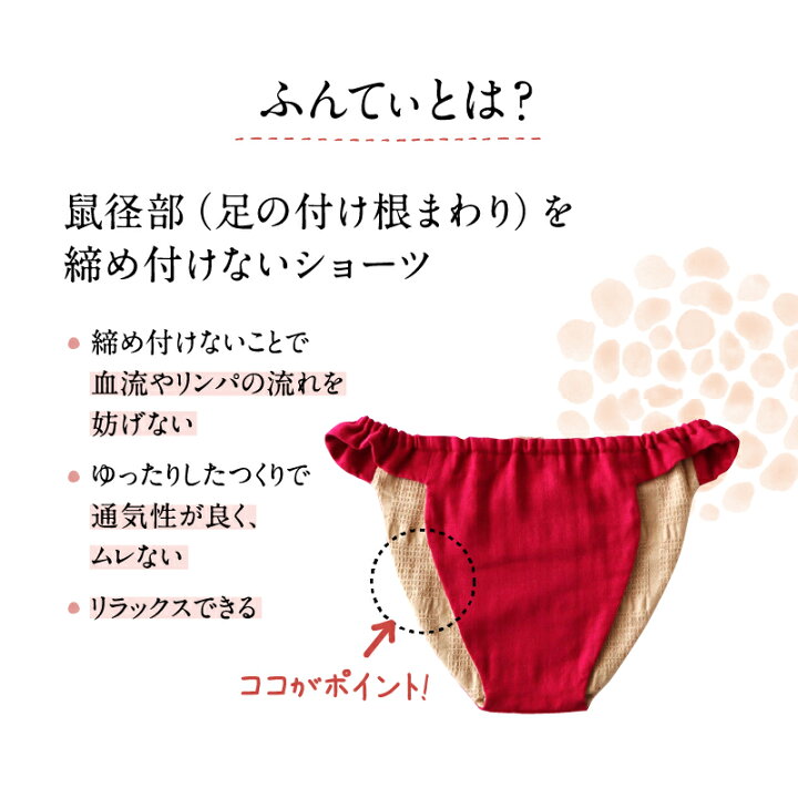 楽天市場】華布のふんてぃ「媛ころも」＜華紅＞女性用ふんどし 
