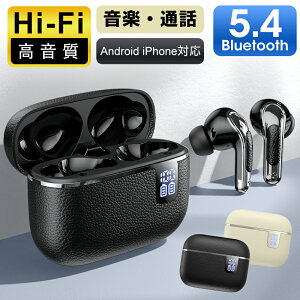 ���C�����X�C���z�� Bluetooth5.4 �C���z�� ��x�� �u�Ԑڑ� ENC�m�C�Y�L�����Z�����O �}�C�N�t�� �����ʘb �Ў� IPX7�h�� �y�� �u���[�g�D�[�X�C���z�� iPhone Android �Ή� �����ԍĐ� �����y�A����