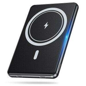 ���o�C���o�b�e���[ MagSafe�Ή� 8000mAh PD20W �}���[�d ���C�����X�[�d �}�O�l�b�g�� �����^ �y�� ���^ PSE�F�� iPhone12 13 14 15 16 17 Android �Ή� �R���p�N�g