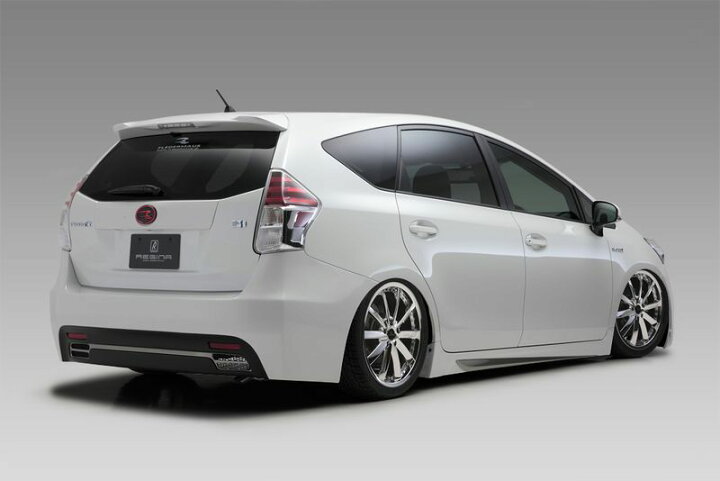 楽天市場】レジーナ エアロトヨタPRIUSα プリウスα後期3点キット（F・S 