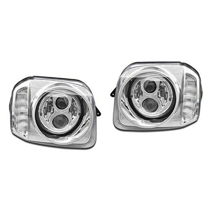 楽天市場】ヘッドライト JB23 ジムニー LEDウィンカー LEDリング付き 