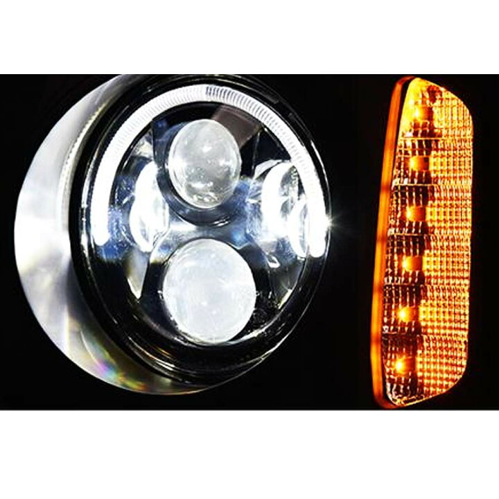 楽天市場】JB23 ジムニー LED リング 付き LED ウィンカー フル メッキ 