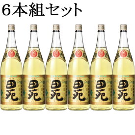 【麦焼酎】　田苑　金ラベル　樽貯蔵　25度　1800ml　6本組（ケース）　田苑酒造[鹿児島県]　【条件付送料無料】(沖縄県全域と各県離島地域は無料対象外、別途送料発生)